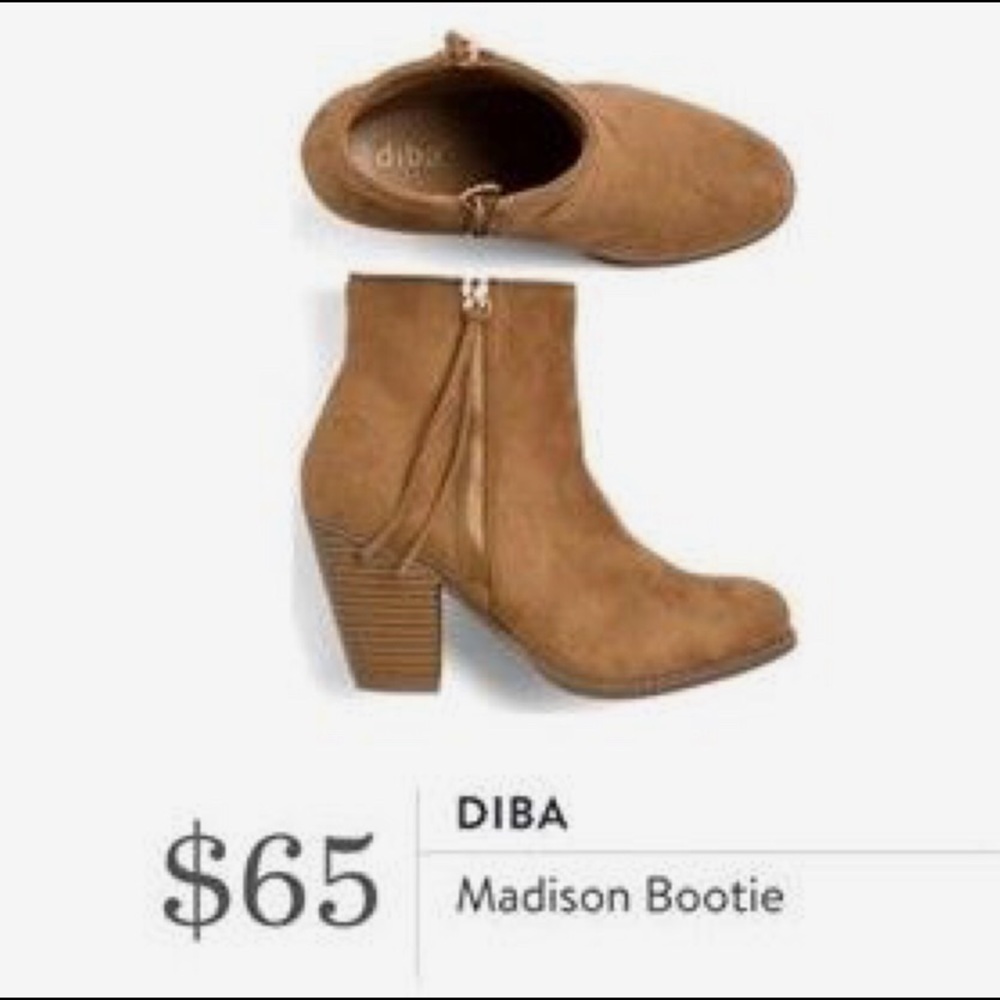 stitch fix DIBA Madison BOOTIES CAMEL COLOR Size 8